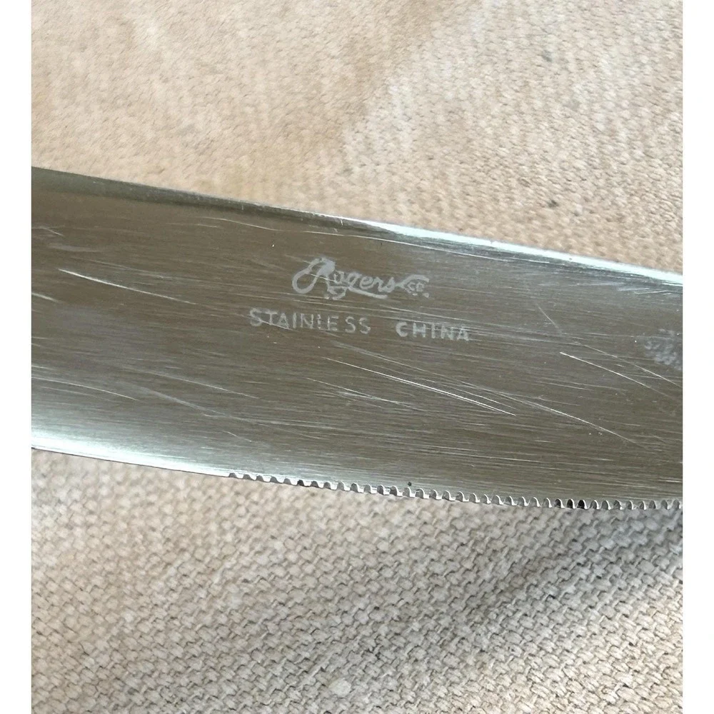 Rogers Stanley Roberts Allison Stainless Flatware Korea 53 Piece Set